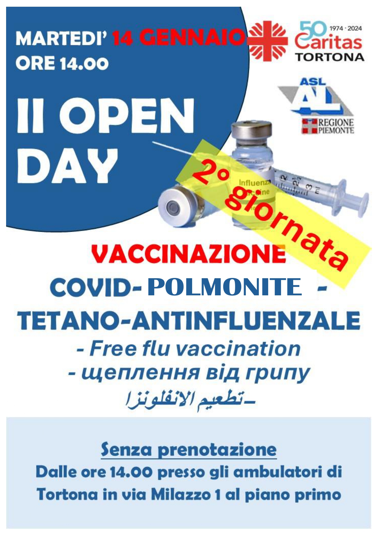 Open Day Vaccinazione